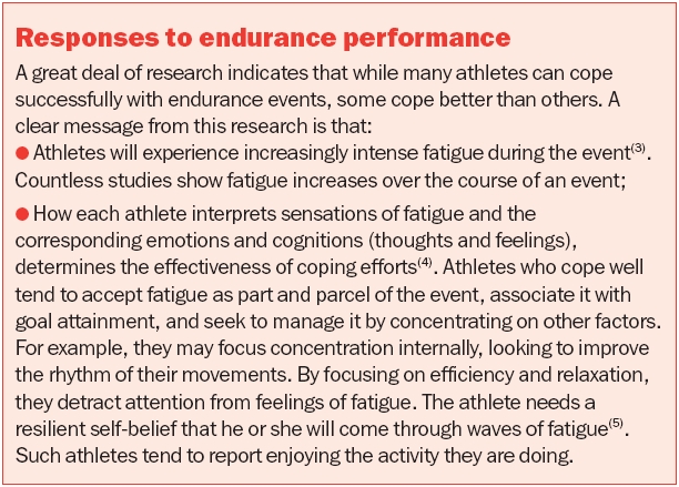 responses to endurance performance