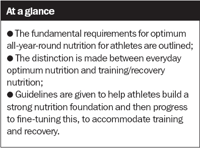 sports nutrition all year round